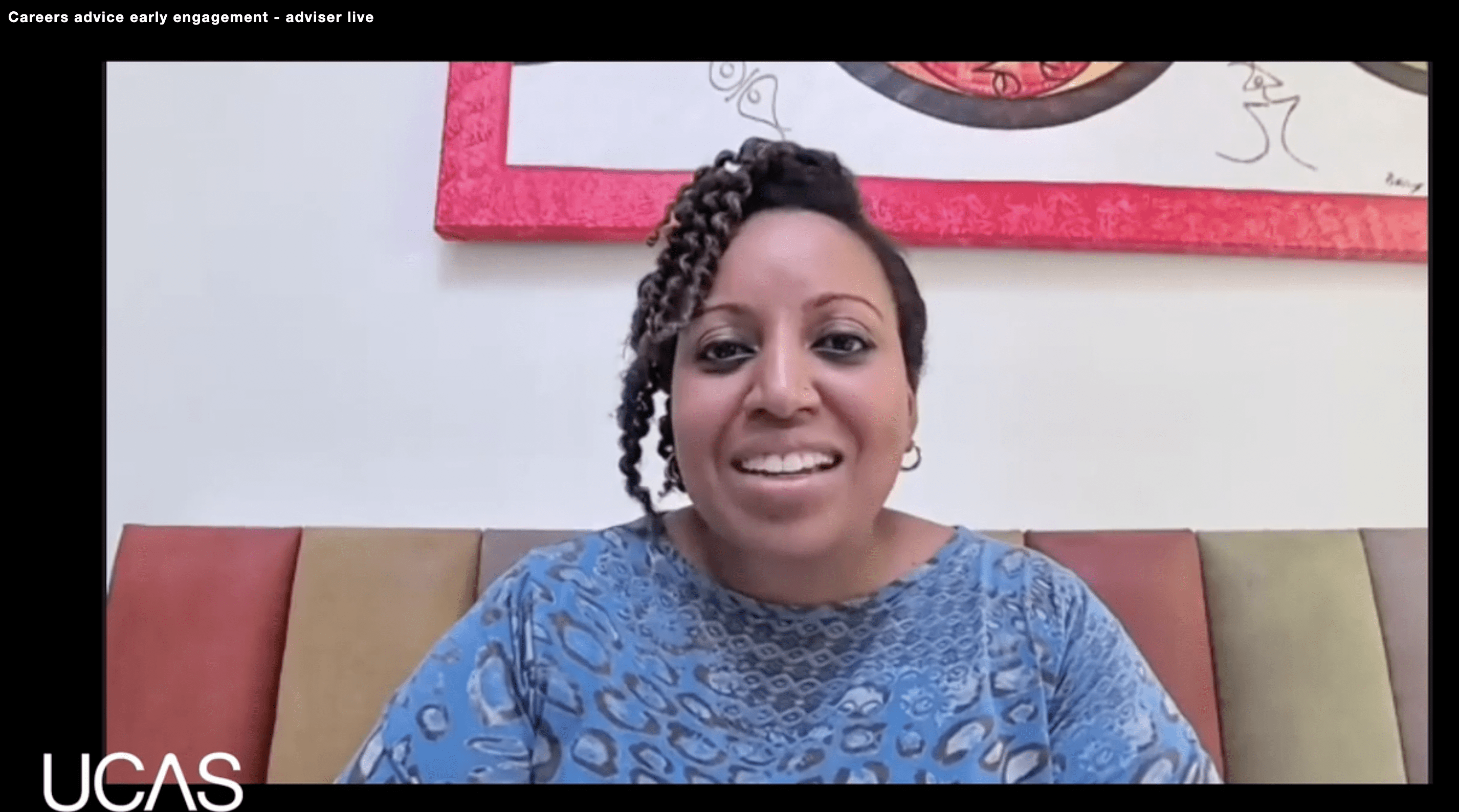 Gina Visram UCAS Adviser Live webinar